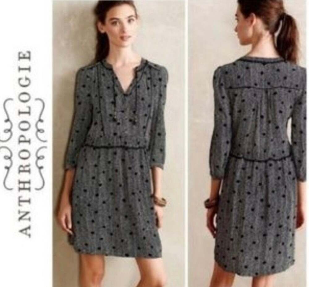 Anthropologie Maeve Tassel Pattern Dress - Size medium - OD6